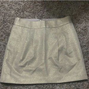 Banana Republic Silver Sparkly Skirt